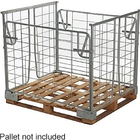 Galvanised Stackable Retention Units With 2 Removable Gates 1 Galvanised Stackable Retention Units With 2 Removable Gates