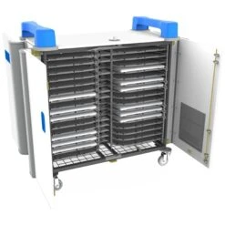 UniCabby 32H Laptop And Device Store And Charge Trolley