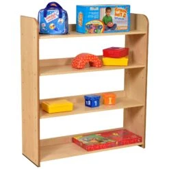 Maple 4 Shelf Bookcase