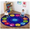 Emotions Circular Carpet