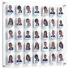 Crystal Wall Class/Staff Board 35 Pockets