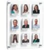 Crystal Wall Class/Staff Board 9 Pockets