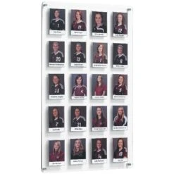 Crystal Wall Team Board 20 Pockets