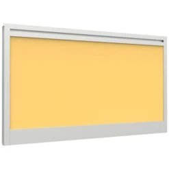 Lumiere Straight Desk Mounted Screens With Single Tool Rail