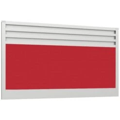 Lumiere Acoustic Straight Desk Mounted Screens With Triple Tool Rail