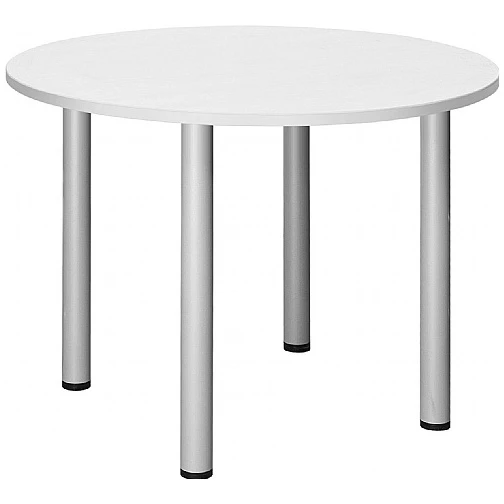 Commerce II White Round Meeting Tables 1 Commerce II White Round Meeting Tables