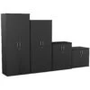 Eclipse Essential Black Office Cupboards