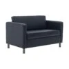 Alvar Bonded Leather Two Seater Sofas