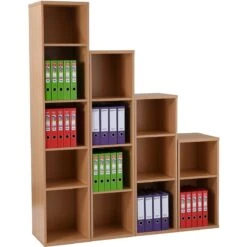 NEXT DAY Karbon Narrow Bookcases