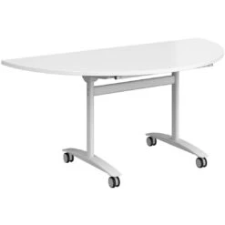 NEXT DAY Unite Plus Semi-Circular Flip Top Table