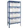 Value Shelving Bay With 12 X 24 Litre Really Useful Boxes