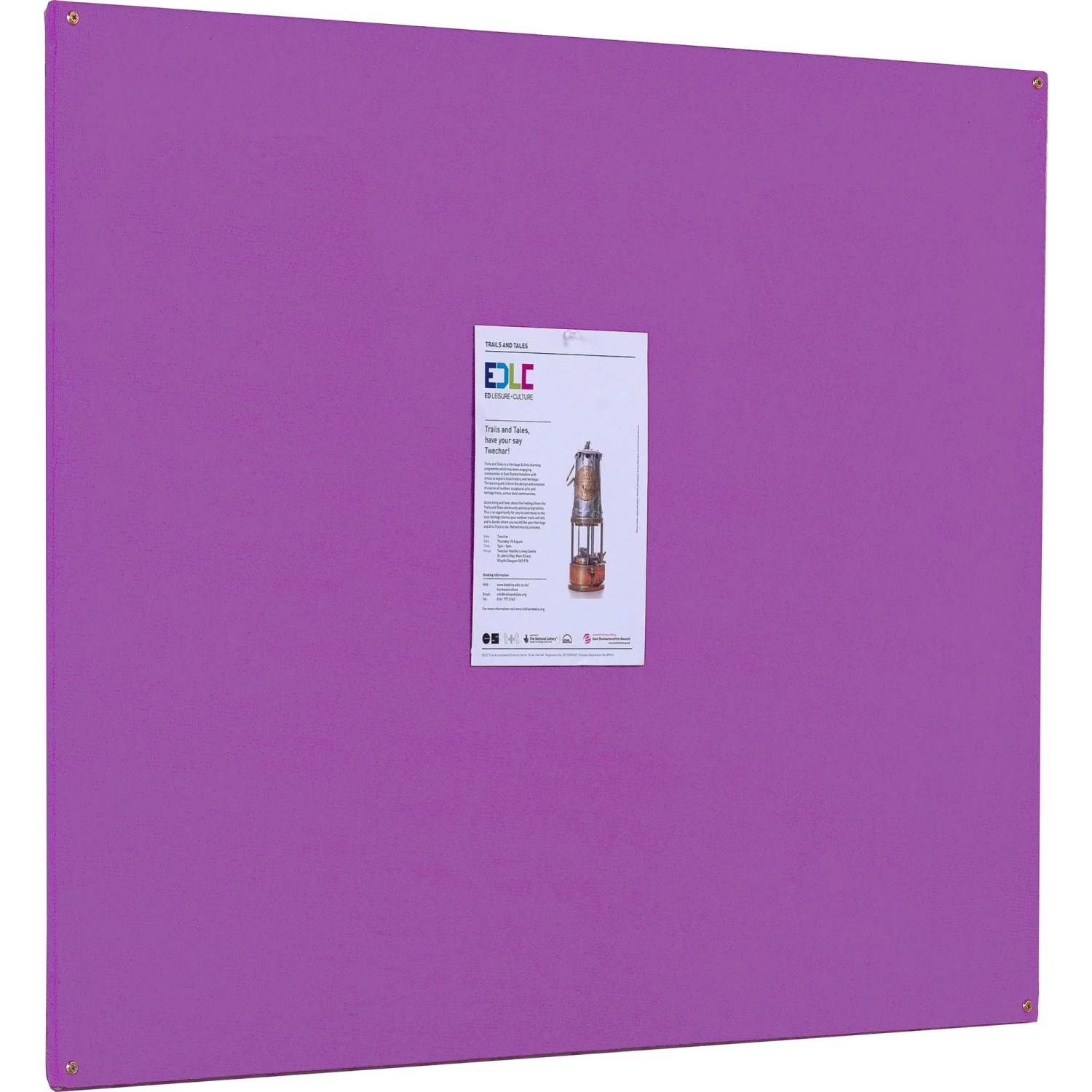 Accents FlameShield Unframed Noticeboard 1 Accents FlameShield Unframed Noticeboard