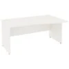 Next Day Vogue White Wave Panel End Desks