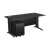 Next Day Karbon K5 IT Desks With 3 Drawer Mobile Metal Pedestal