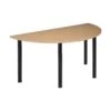 NEXT DAY Karbon Tubular Leg Semi Circular Office Tables