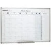 Monthly Planner Marked Magnetic Whiteboard
