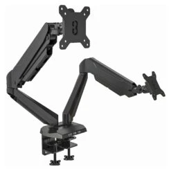 NEXT DAY Karbon G2 Black Dual Monitor Arms
