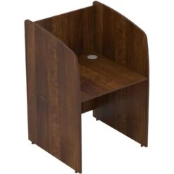 Panel Ended Single Study Carrel