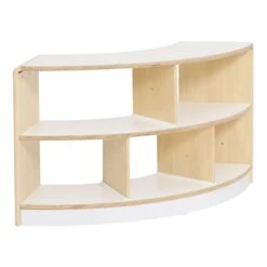 Alps Open Back 2 Shelf Curved Classroom Bookcase