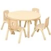 Elegant Round Height Adjustable Classroom Table