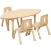 Elegant Fan Shaped Height Adjustable Classroom Table