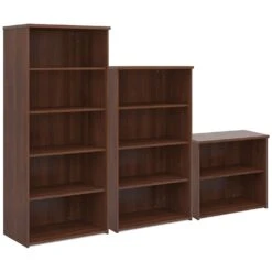 Malbec II Walnut Bookcases