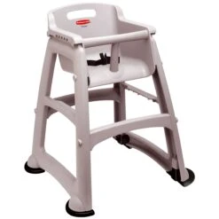 Rubbermaid Sturdy Chair Baby High Chair Seat With Tray And Microban Antimicrobial Protection