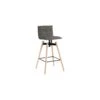 Light Wood Spin Bar Stool