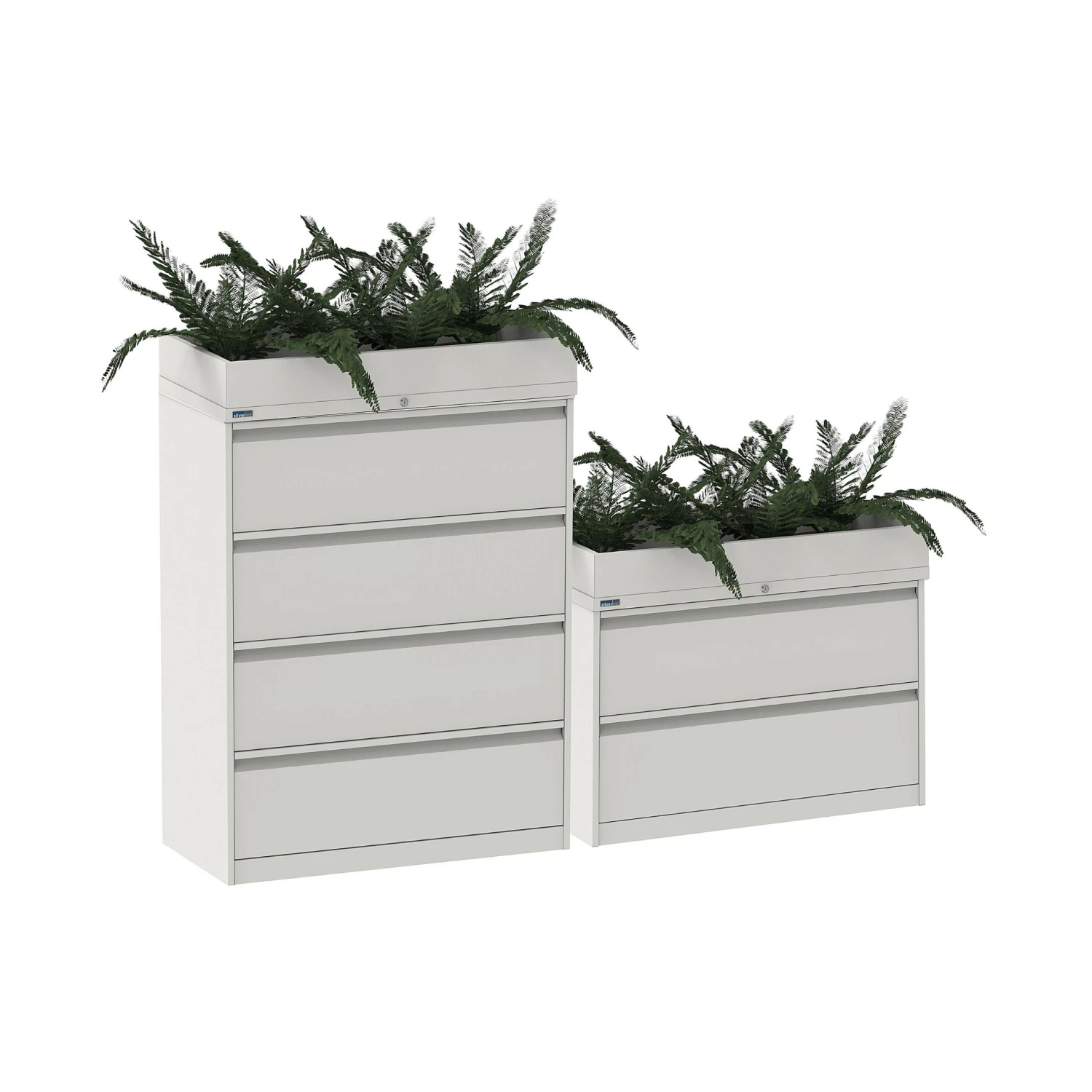 Silverline M:Line Side Filing Planters 1 Silverline M:Line Side Filing Planters