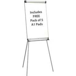 Province A1 Drywipe Flipchart Easel With FREE Pads