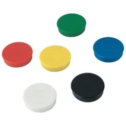 Coloured Magnets (Pack Of 10)