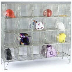 Personal Effects Wire Mesh Lockers With Doors
