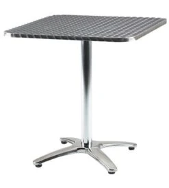 Aluminium Bistro Square Table