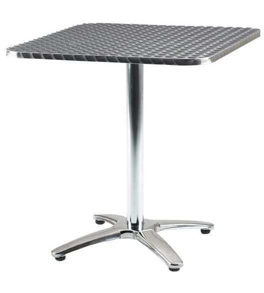 Aluminium Bistro Square Table 1 Aluminium Bistro Square Table