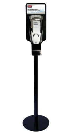 Rubbermaid Freestanding Hand Sanitising Station With Refill Hand Sanitiser