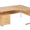 Commerce II Ergonomic Desks With Mobile Pedestal