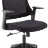 Central Black Mesh Back Office Chair