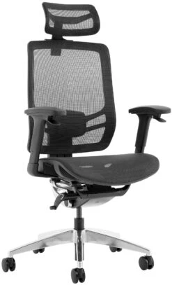 Ergo Posture 24 Hour All Mesh Office Chair With Headrest