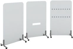 Defense Frameless Glazed Floor Mobile Screens