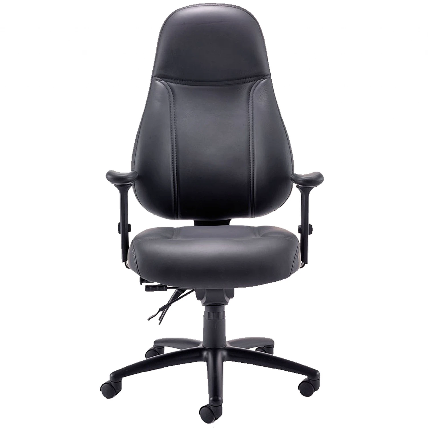 Cheetah II 24 Hour Leather Faced Operator Chair 1 Cheetah II 24 Hour Leather Faced Operator Chair