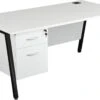 Karbon K6 A-Frame Rectangular Desks With Single Fixed Pedestal
