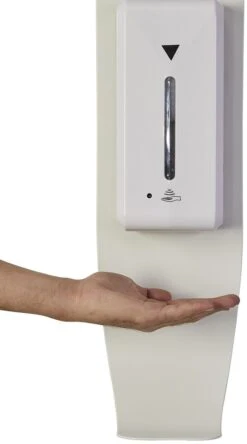 Wall Mounted Sanitising Station With Automatic Dispenser