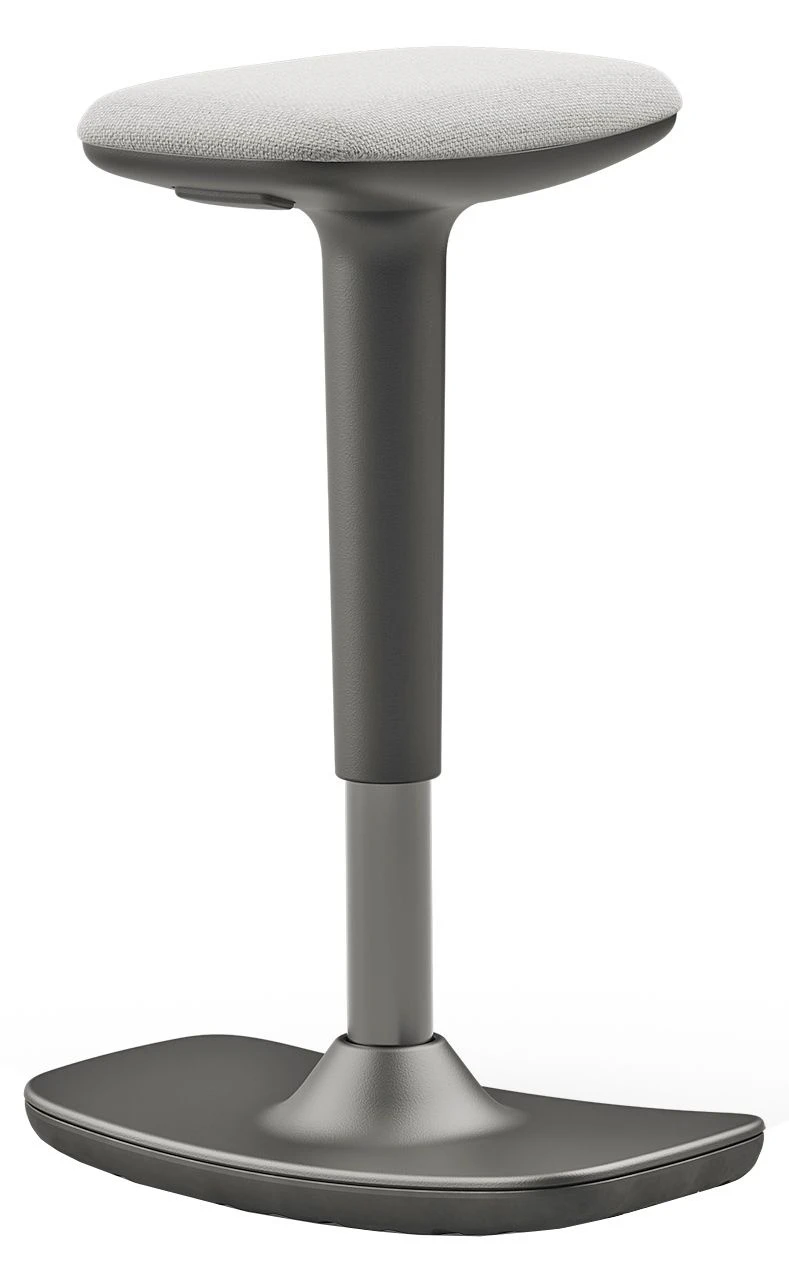 Perch Black Sit-Stand Stool