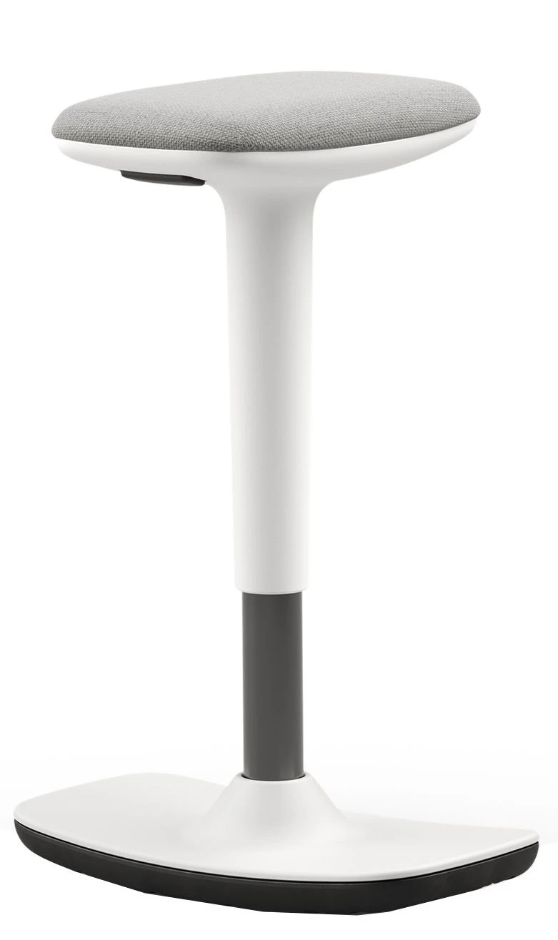 Perch White Sit-Stand Stool 1 Perch White Sit-Stand Stool