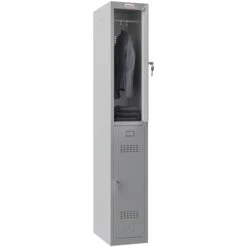 Phoenix PL Series Personal Lockers - 2 Door 1 Column With Key Lock