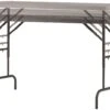Fuse Height Adjustable Poly Rectangular Folding Table