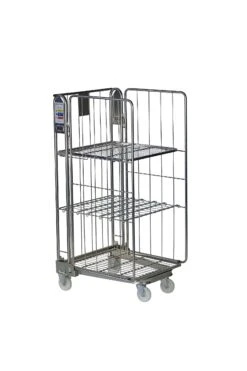 3 Sided A-Base Nestable Roll Pallets