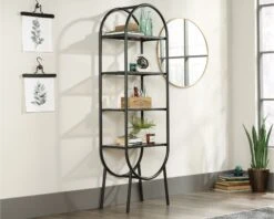 Chania Home Office Oval Bookcase