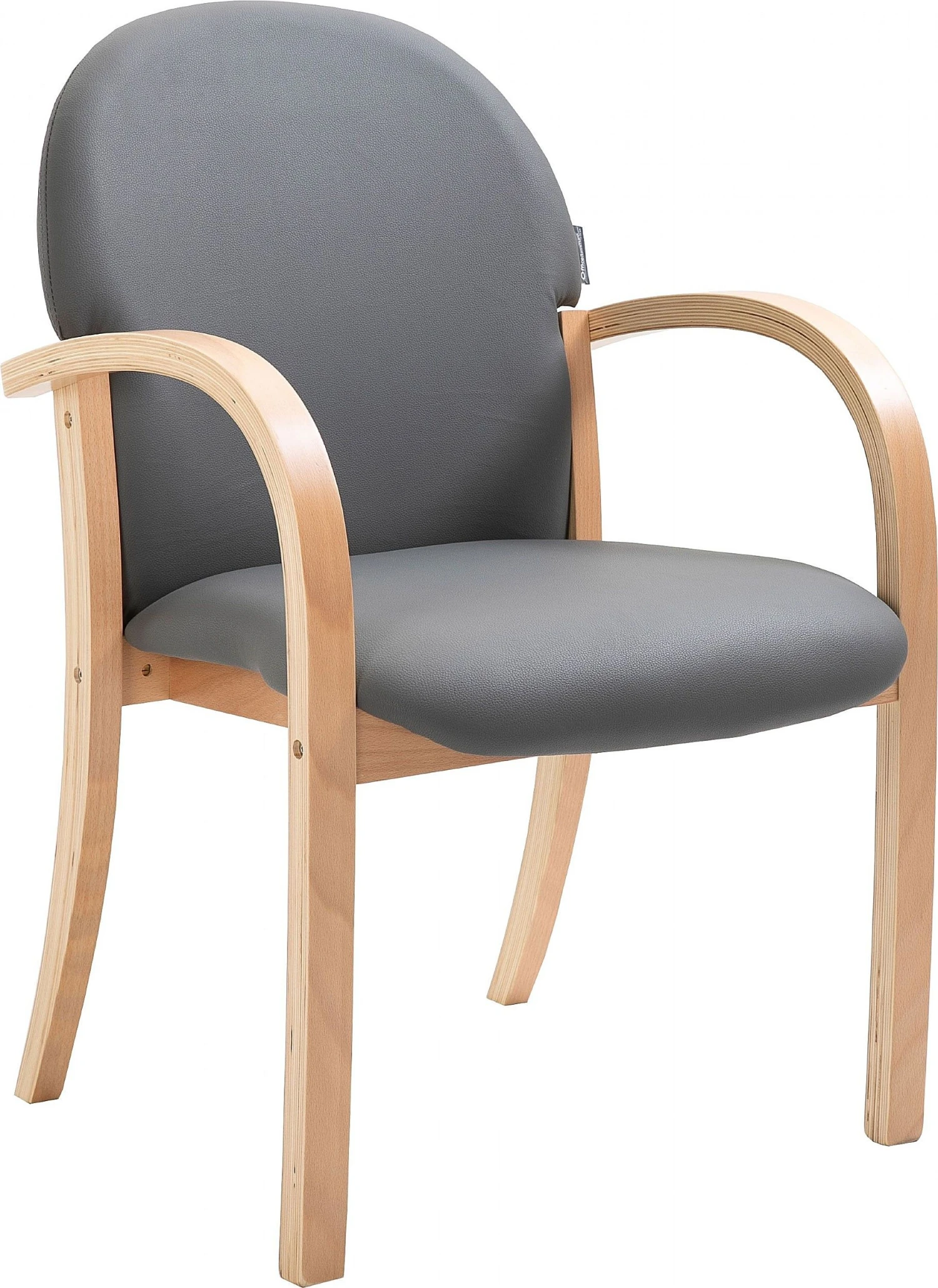 Lincoln Wooden Frame Vinyl Stacking Chair With Arms 1 Lincoln Wooden Frame Vinyl Stacking Chair With Arms