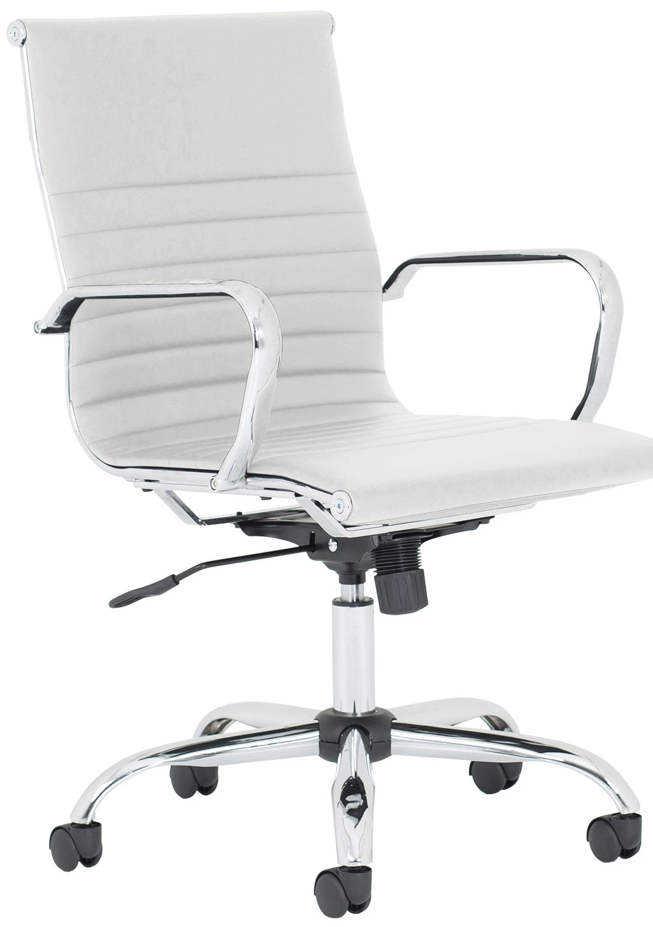Chase White Bonded Leather Office Chair 1 Chase White Bonded Leather Office Chair